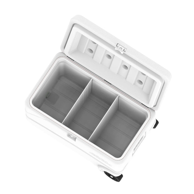 Keep Cold Ice Box / Cooler Box with Wheels 84L (White)