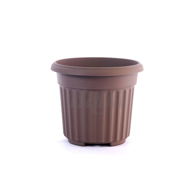 Round Pot XXL 392MM (Zen Brown), Planter Pot,Baba - greenleif.sg