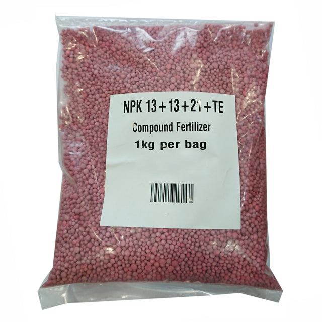 pink fertilizer for plants Pink NPK 13-13-21 Compound Fertilizer (1 Kg) – greenleif.sg