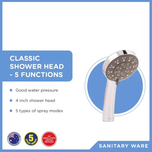 Classic Shower Head 5 Functions greenleif.sg