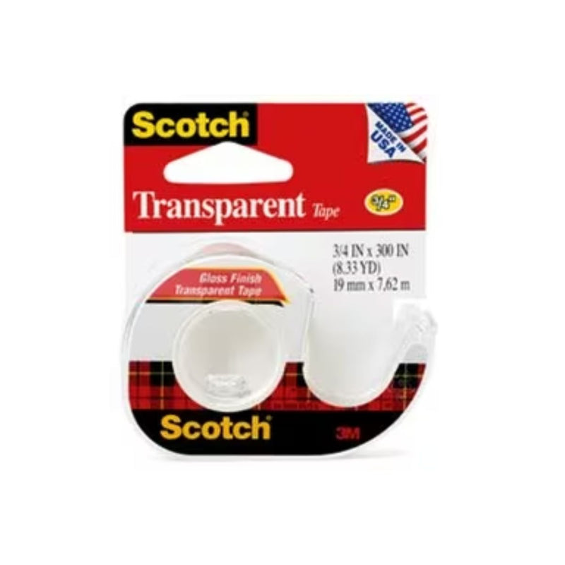 Scotch Transparent Tape 3/4&