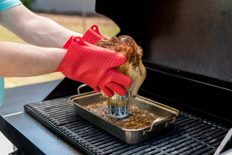 Grill+ Folding Beer Can Chicken Roasting Rack