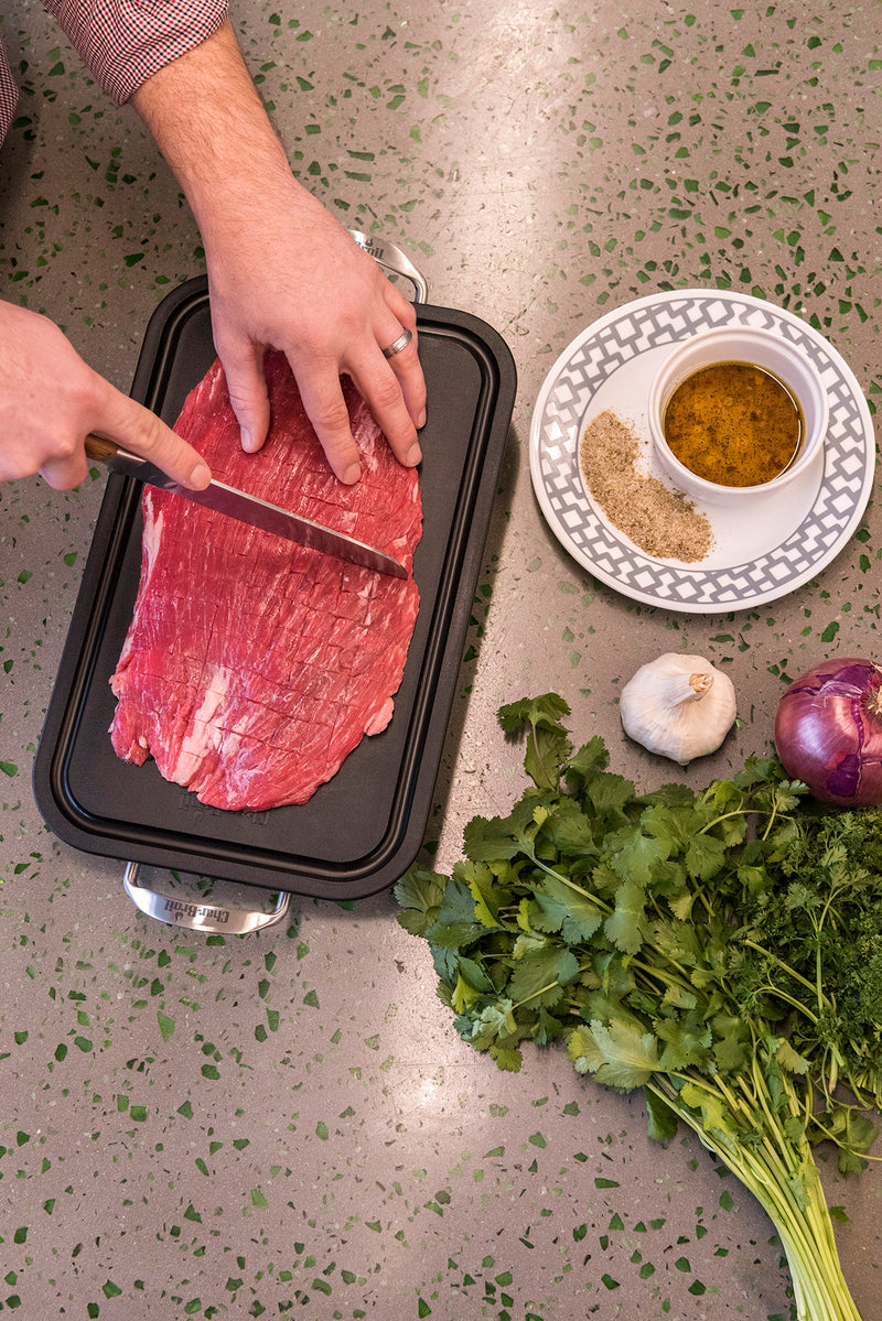 BBQ Grill+ Deep Dish & Cutting Board