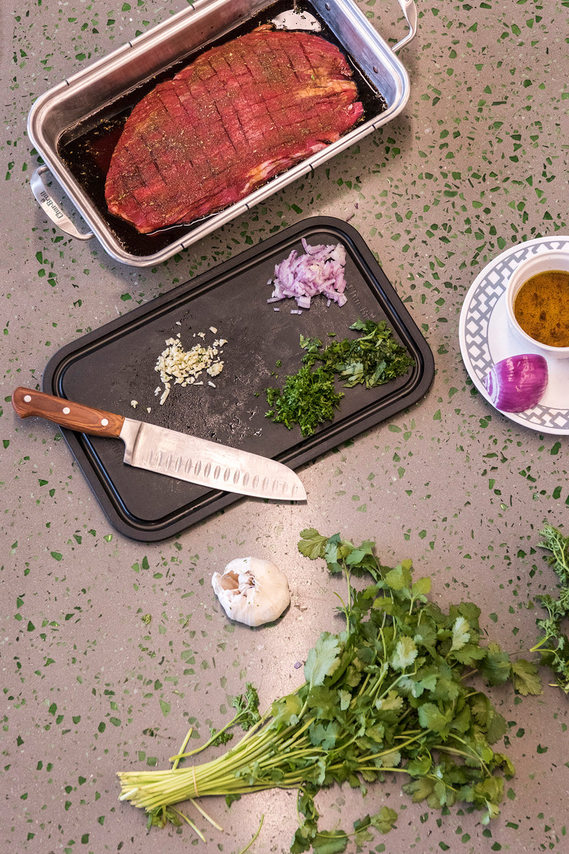 BBQ Grill+ Deep Dish & Cutting Board