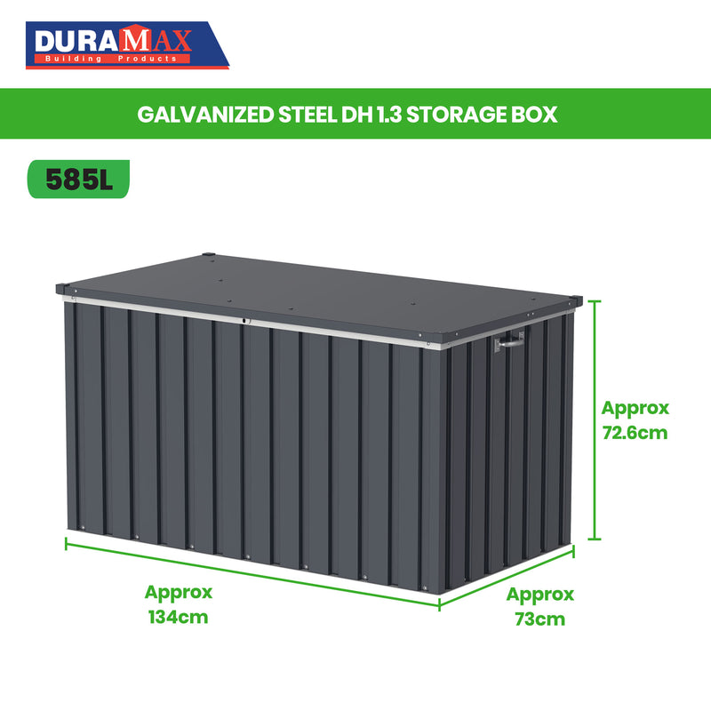 Metal Garden Storage Box 585L