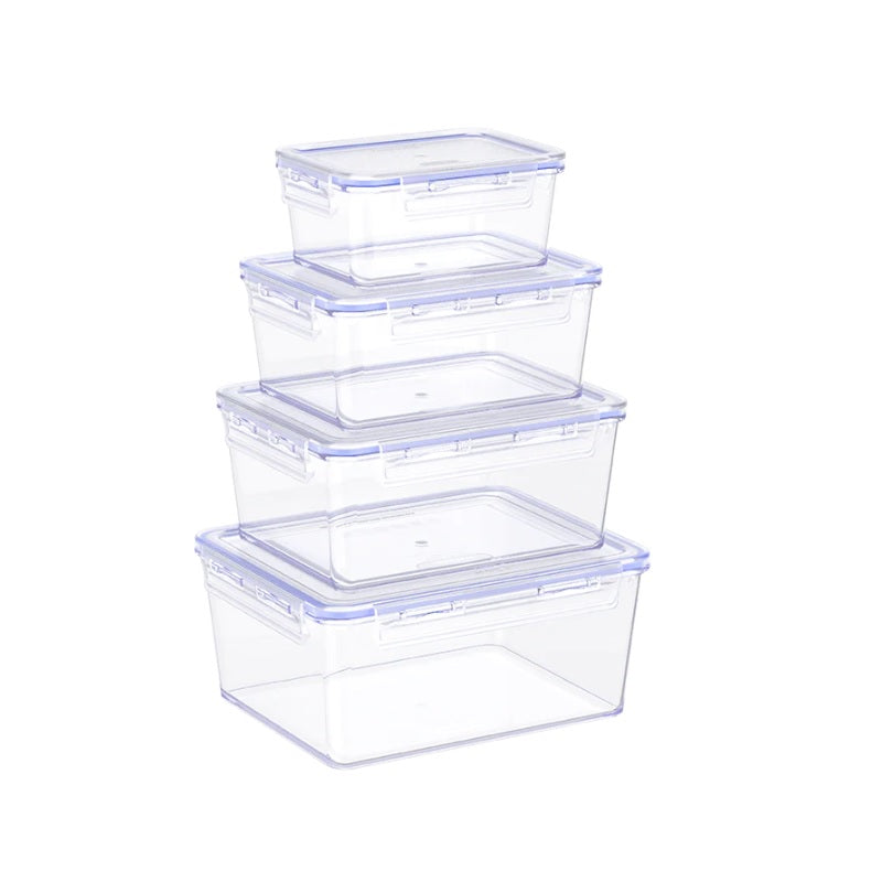 Lock2Go Food Storage Containers with Lids (4 Pcs)
