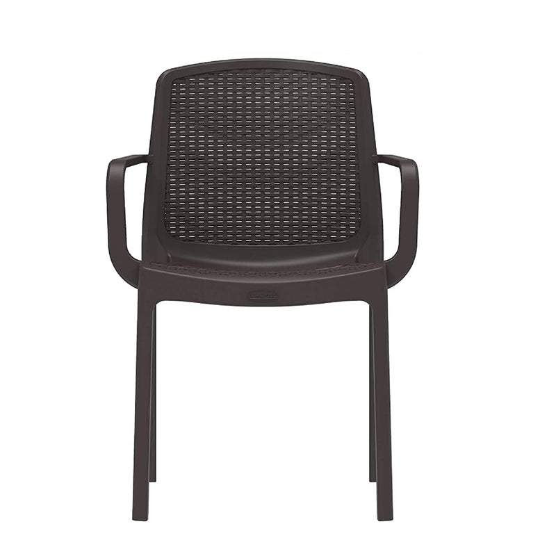 Outdoor Cedarattan Armrest Chair (Brown)