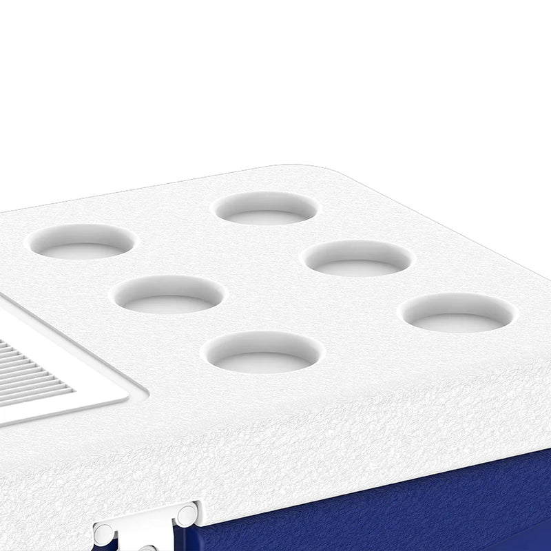 Keep Cold Ice Box / Cooler Box with Wheels 84L (White/Blue/Red ...