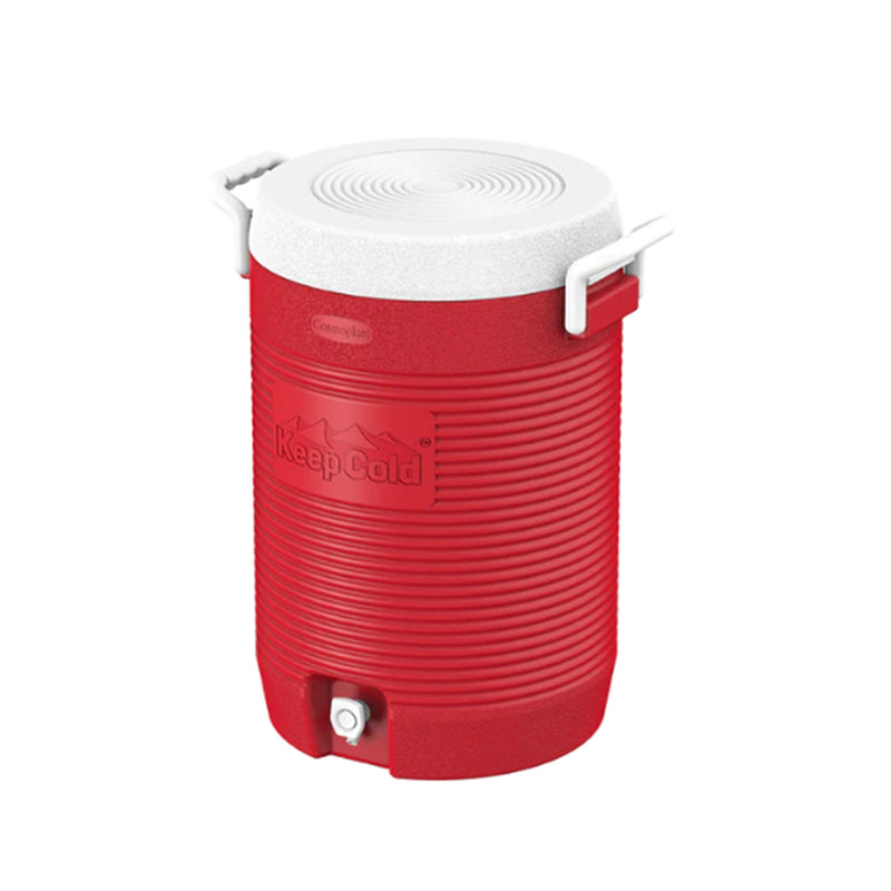 Keep Cold Jumbo Deluxe Drink Dispenser / Picnic Water Cooler 35L (Red)