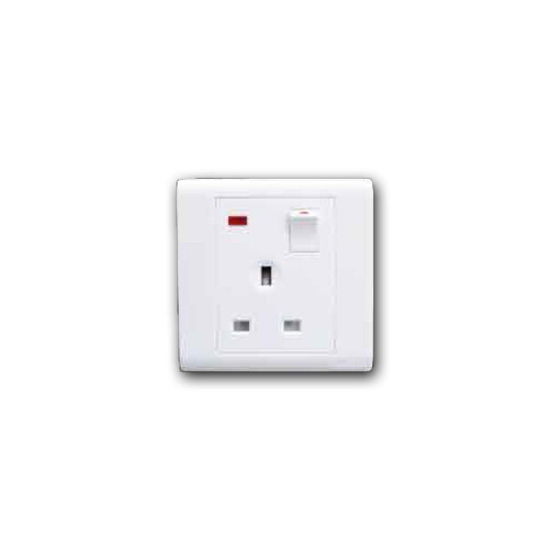 13A 1 Gang Switch Socket Outlet With NEON (MQ8131N)