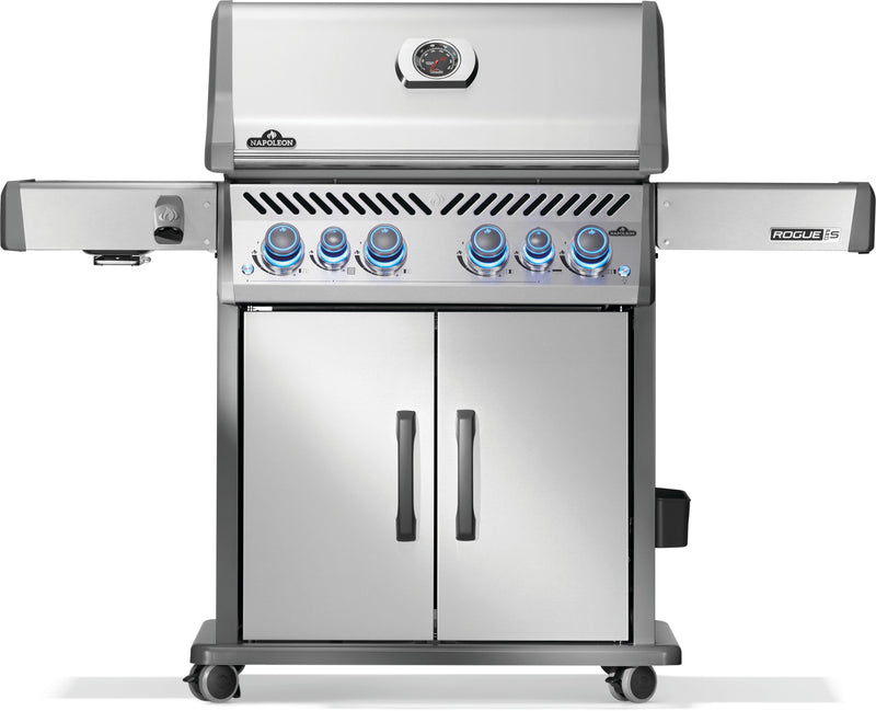 Napoleon Rogue® PRO-S 525 Propane Gas Grill with Infrared Side and Rear Burners, Stainless Steel [Gen-2]