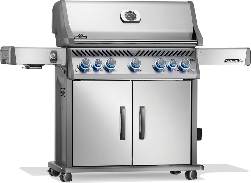 Napoleon Rogue® PRO-S 625 Propane Gas Grill with Infrared Side and Rear Burners, Stainless Steel [Gen-2]