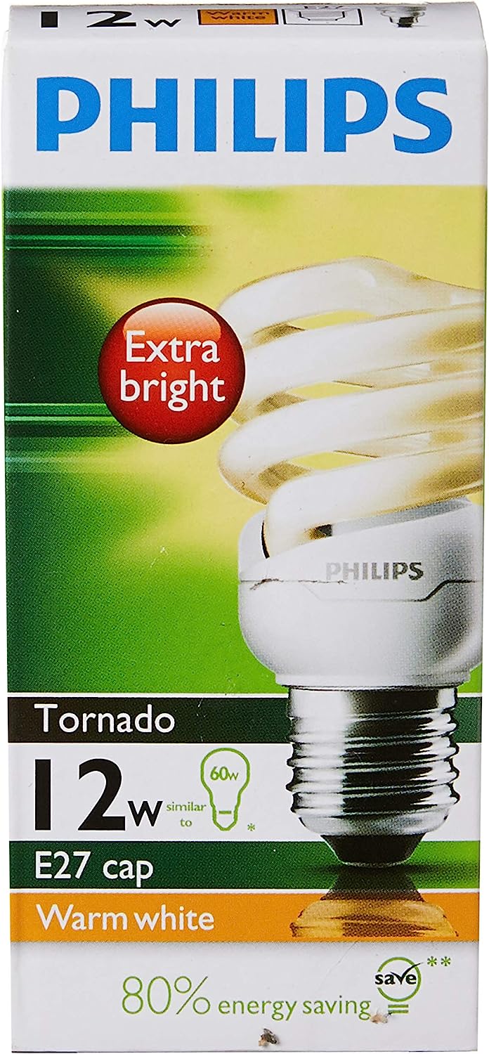 Tornado 12W E27 Light Bulb (Warm White)
