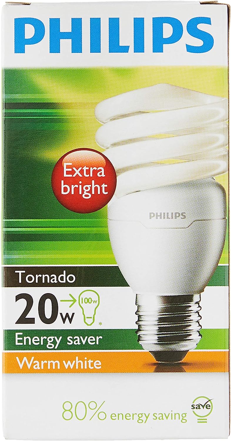 Tornado 20W E27 Light Bulb (Warm White)