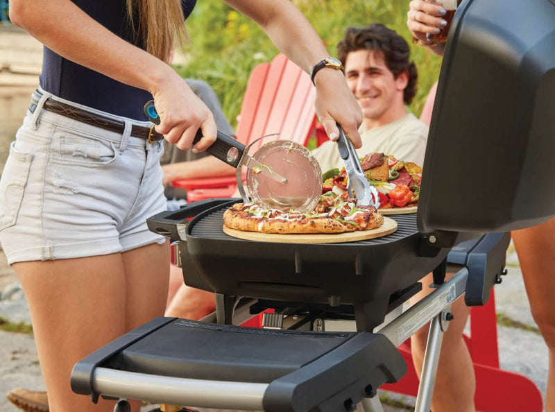 TravelQ Pro 285 Gas Grill with Built-in Cart