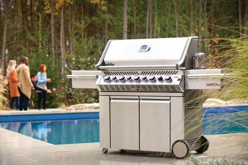 Prestige Pro 665 Gas Grill with 5 Burners and Rear & Side Infrared Burner