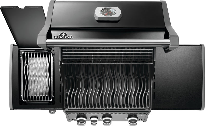 Napoleon Rogue® PRO 425 Propane Gas Grill with Infrared Side Burner, Black [Gen-2]