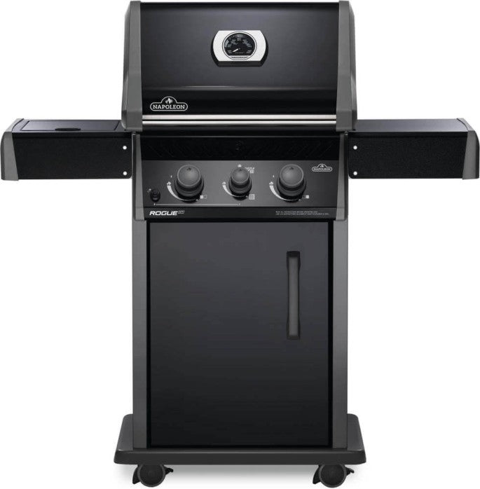 Rogue 365 2 Burner Gas Grill with Side Infrared Burner (Black)