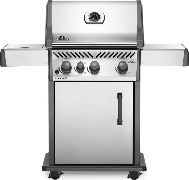 Rogue 425 3 Burner Gas Grill with Side Infrared Burner (Stainless Steel)