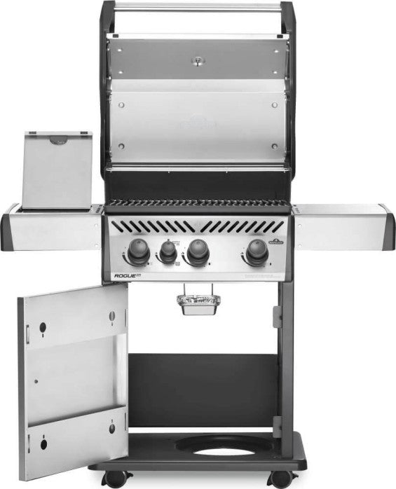 Rogue 425 3 Burner Gas Grill with Side Infrared Burner (Stainless Steel)