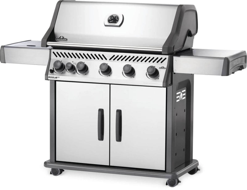 Rogue 625 5 Burner Gas Grill with Side Infrared Burner (Stainless Steel)