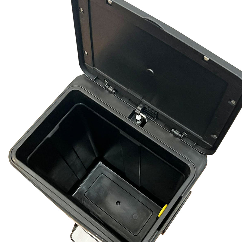 Pedal Trash Bin / Waste Bin / Dustbin with 1 Inner Bin 20L (Stainless Steel)
