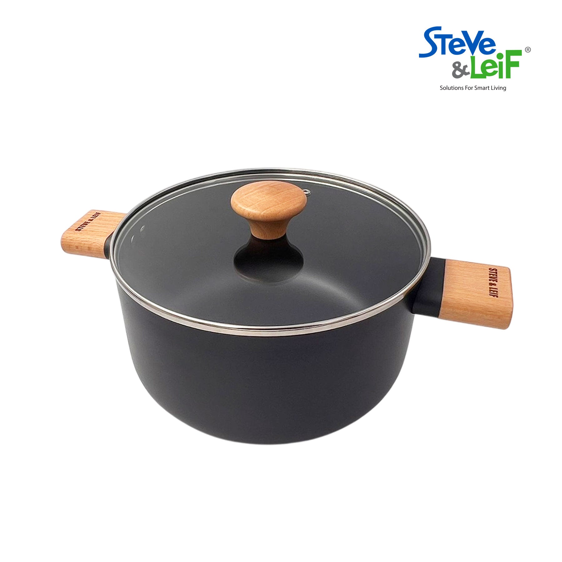 S&L 24cm Ceramic Coated Casserole Pot – Non-Stick, PFAS-Free, Inductio ...
