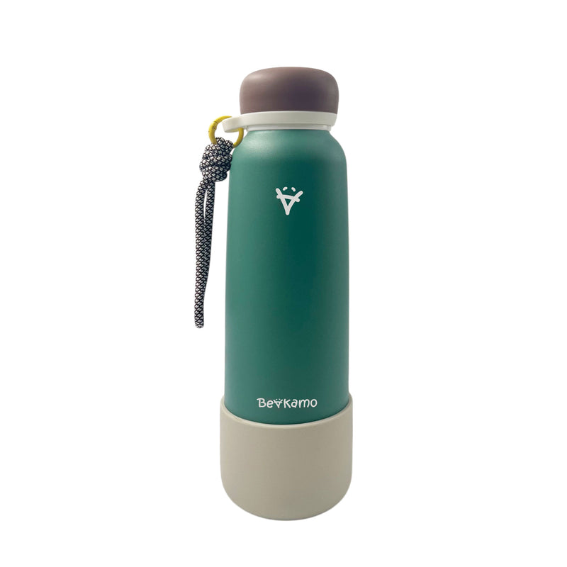 Beakamo Jellypop 24oz Water Bottle – Durable Stainless Steel, Covered Sipping Tip, Easy Sip, Leakproof, BPA-Free, Hot & Cold Insulation, Ideal for Outdoor & Everyday Use