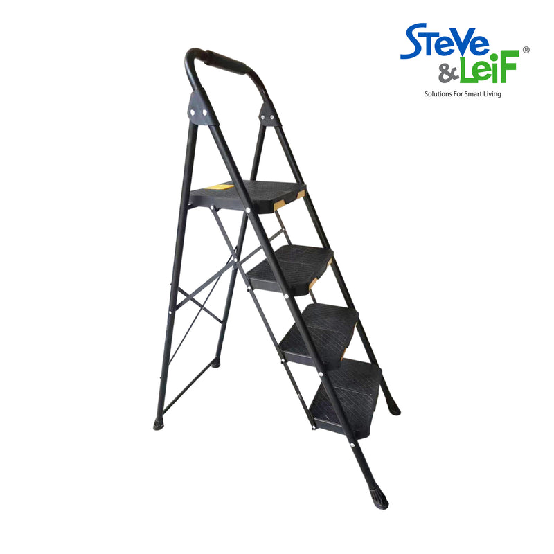 4-Step Household Ladder/ Folding Portable Ladder (46x89x126cm) MAX 150kg