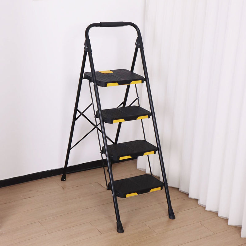 4-Step Household Ladder/ Folding Portable Ladder (46x89x126cm) MAX 150kg