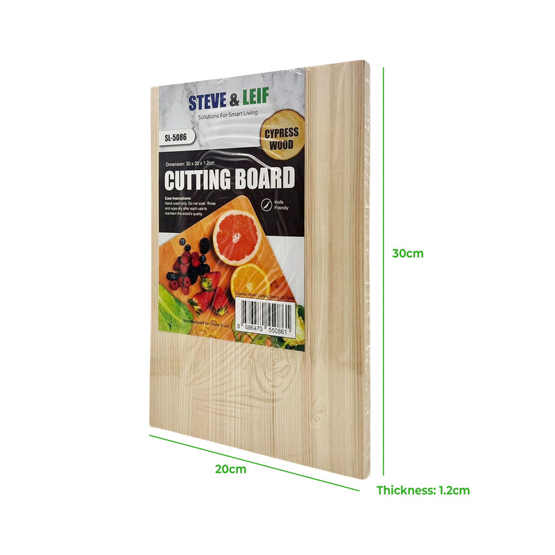 Steve & Leif Cypress Wood Cutting Board