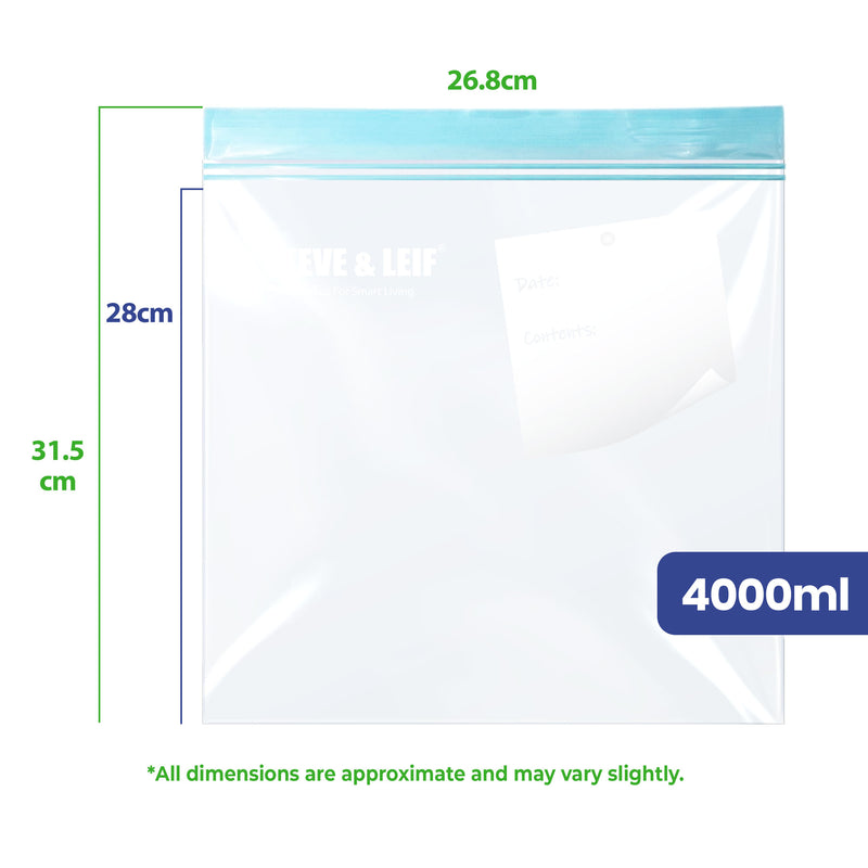 Resealable Double Zipper Bag (Gallon)