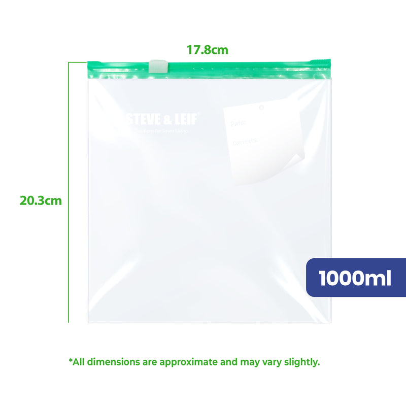 Resealable Slider Bag (Quart)