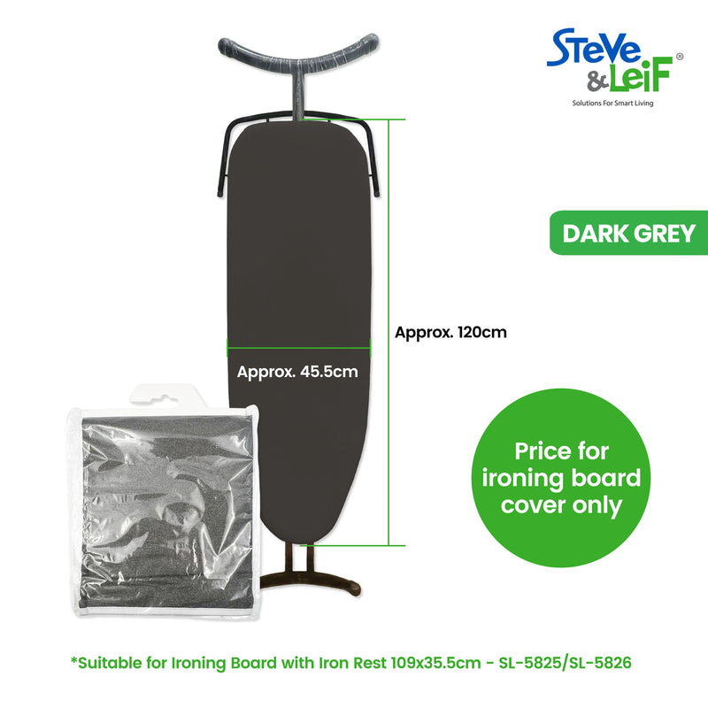 Ironing Board Cover/ Cloth (White Grey/ Dark Grey)