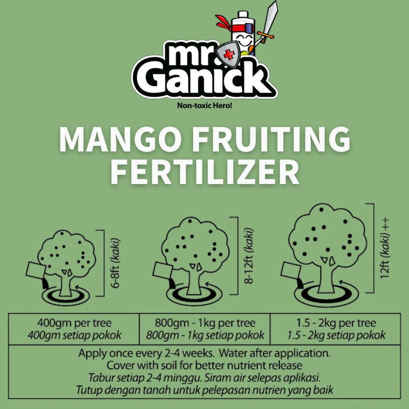 MR GANICK MANGO FRUITING FERTILIZER SF-8459 (400GM)