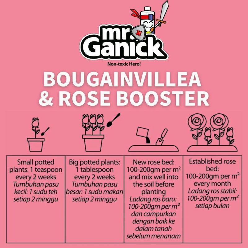 Mr Ganick Bougainvillea & Rose Booster SF-8465  (400gm)