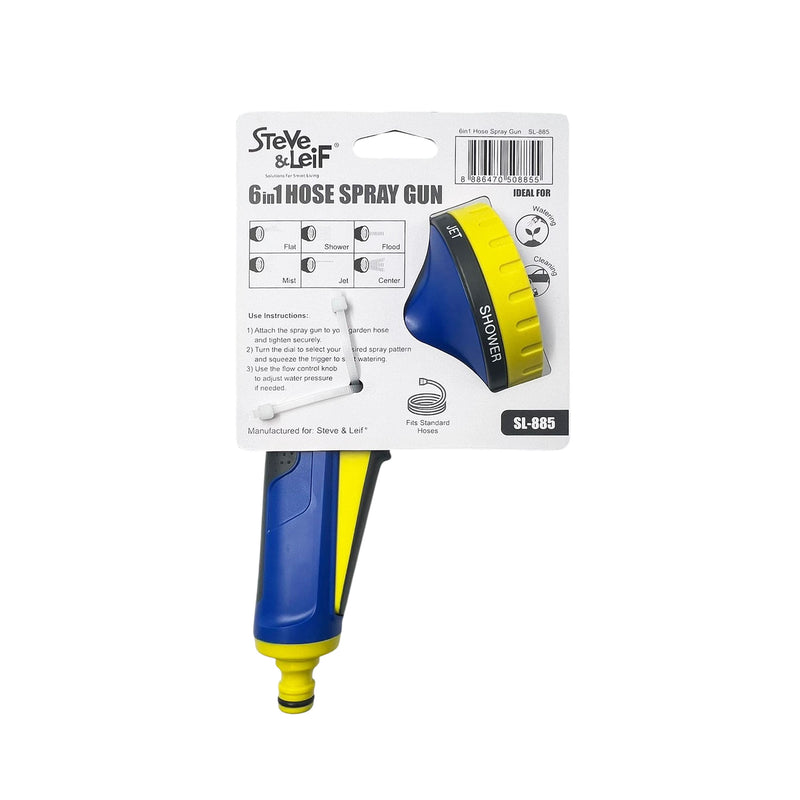 Steve & Leif 6in1 Hose Spray Gun