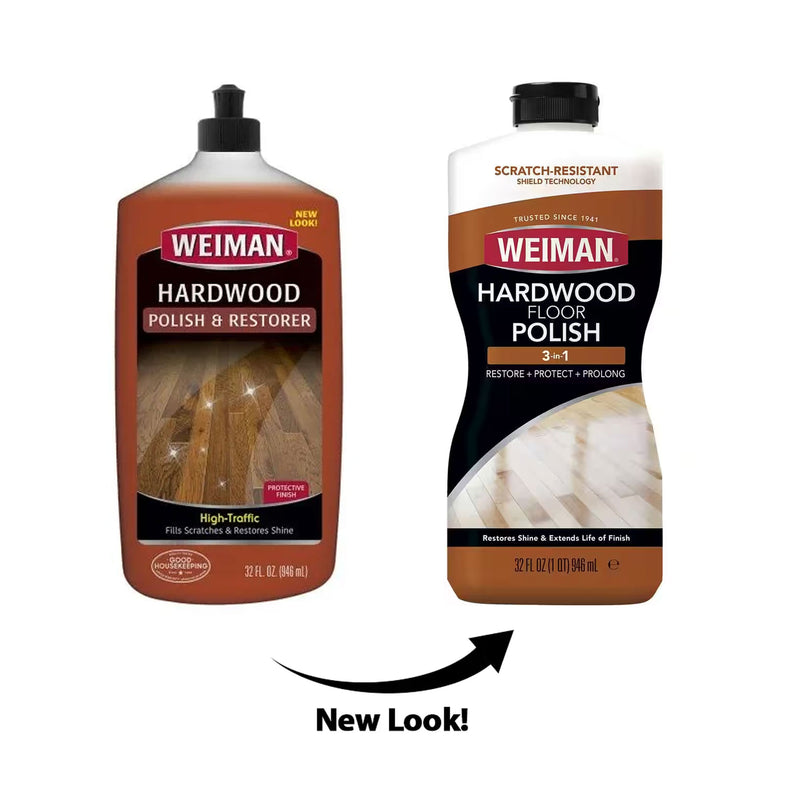 Weiman Hardwood Floor High Traffic Polish & Restorer (946ml)