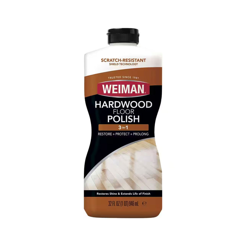 Weiman Hardwood Floor High Traffic Polish & Restorer (946ml)