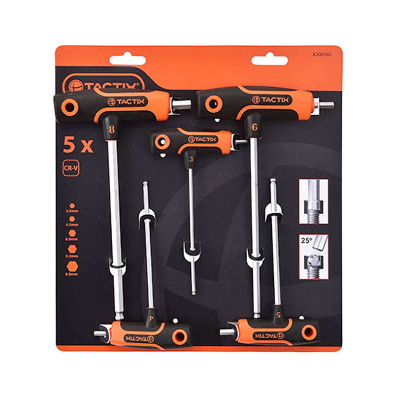 T Handle Hex Key Set 5 Pcs – greenleif.sg
