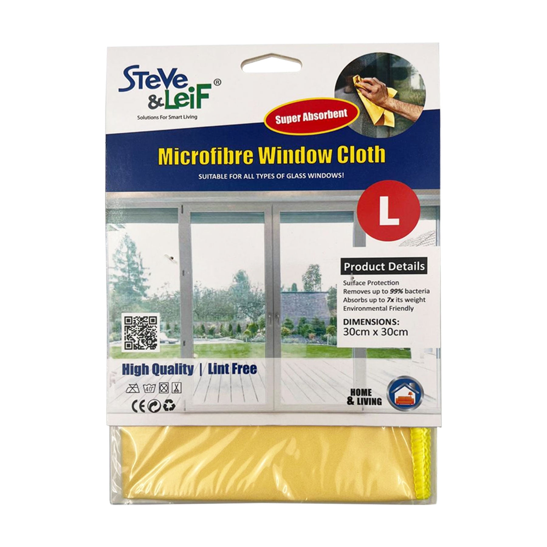 Cloth For Window Microfiber Window Cleaning Cloth 1Pc – greenleif.sg