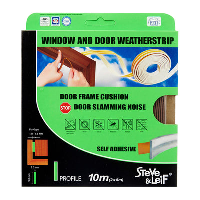 I-Profile Window & Door Seals 9x2mm (2x5m) - Weatherstrips, ,Steve & Leif - greenleif.sg