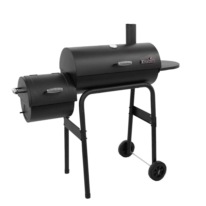 American Gourmet 430 Offset Smoker BBQ Charcoal Grill