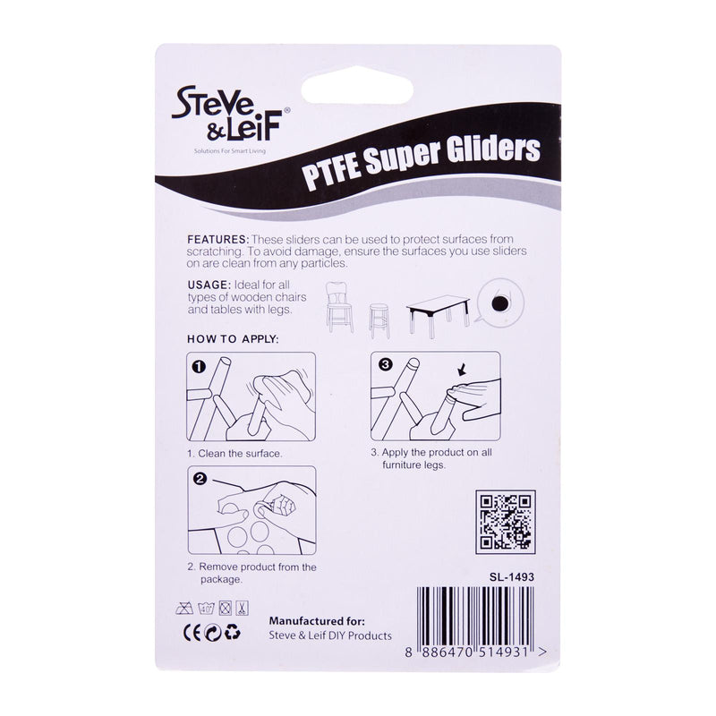 Self-Adhesive Ptfe Super Gliders (50mm)