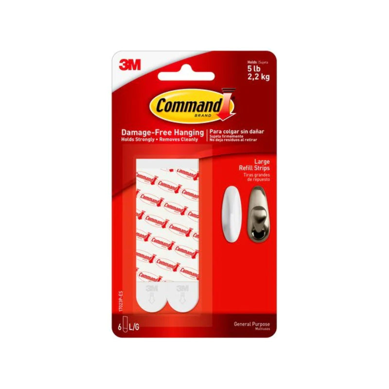 Command Large Refill Strips 8 Strips