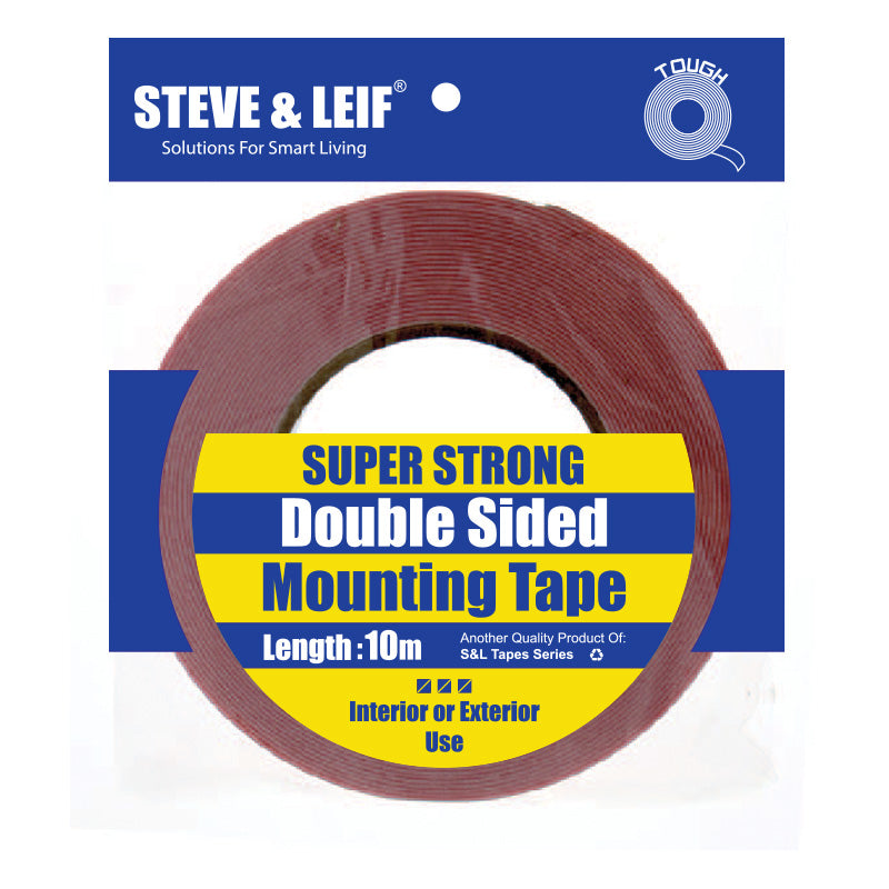 Super Strong Double-Sided White Pe Foam Mounting Tape (18Mm X 10M)
