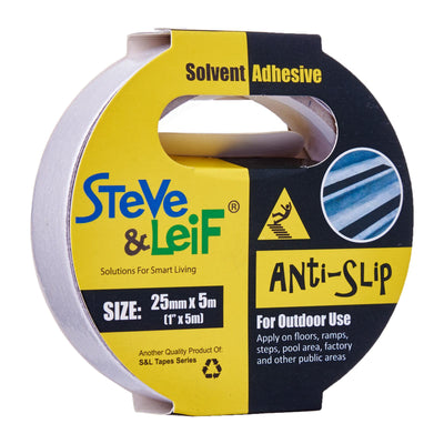 Clear Outdoor Anti-Slip Tape (25Mm X 5M), ,Steve & Leif - greenleif.sg