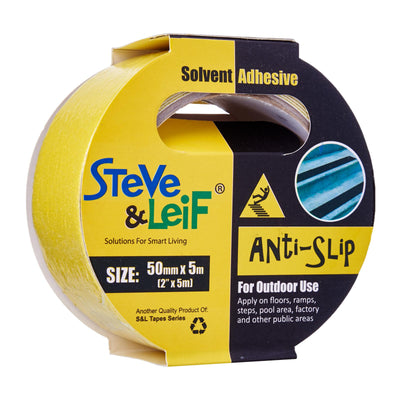 Yellow Outdoor Anti-Slip Tape (50Mm X 5M), ,Steve & Leif - greenleif.sg
