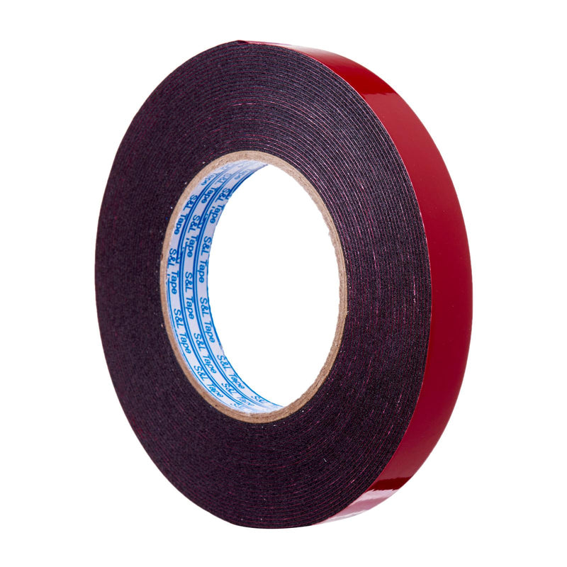 Super Strong Double-Sided Black Pe Foam Mounting Tape (18Mm X 10M), ,Steve & Leif - greenleif.sg