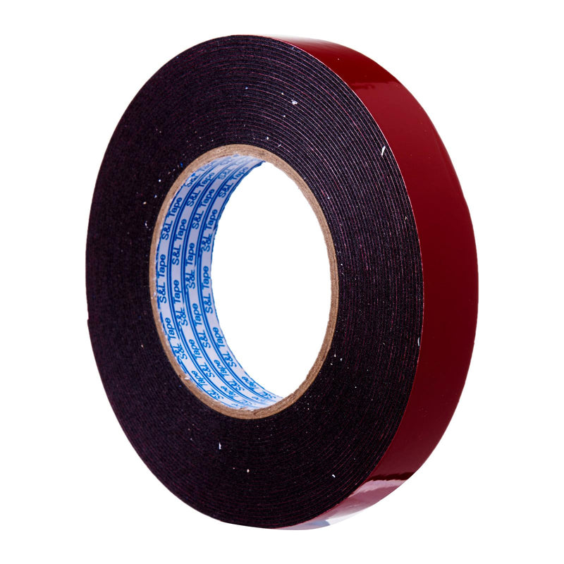 Super Strong Double-Sided Black Pe Foam Mounting Tape (24Mm X 10M), ,Steve & Leif - greenleif.sg